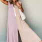 (Pre order/10.27)Color Block Corded Knit Buttoned Jumpsuit