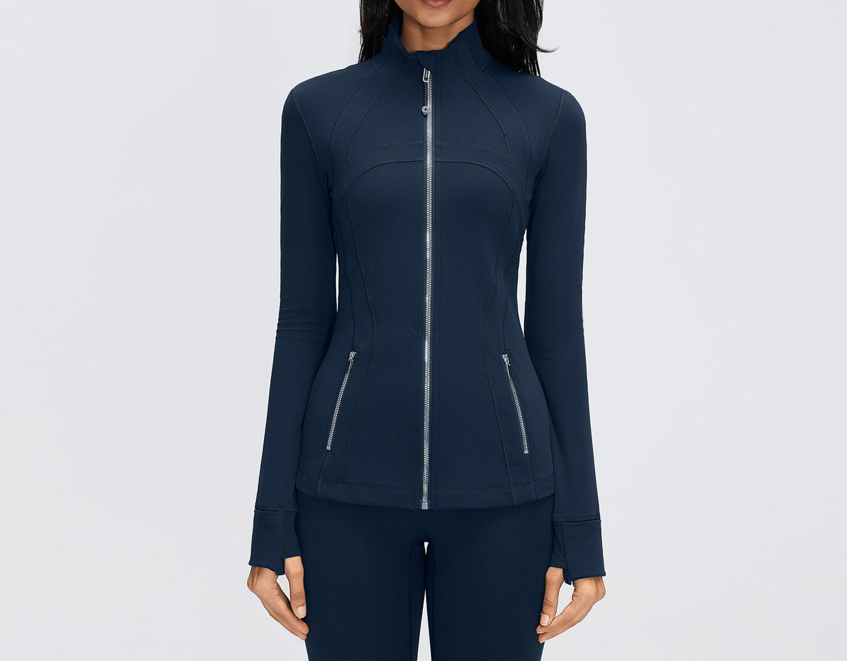 Define Jacket with Silver Zipper