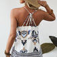 Bohemian Fashion Print Spaghetti Straps Loose Tank