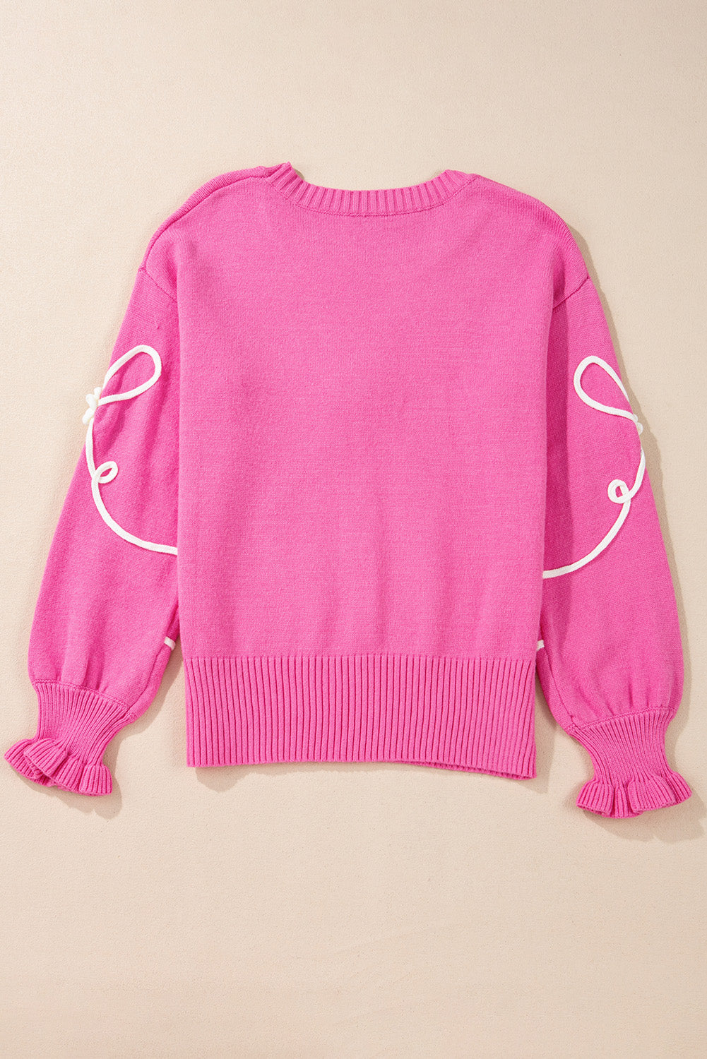 （Preorder 12.25）Corded Flower Bow Sweater