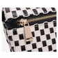 Checkered Woven Crossbody Fanny Pack