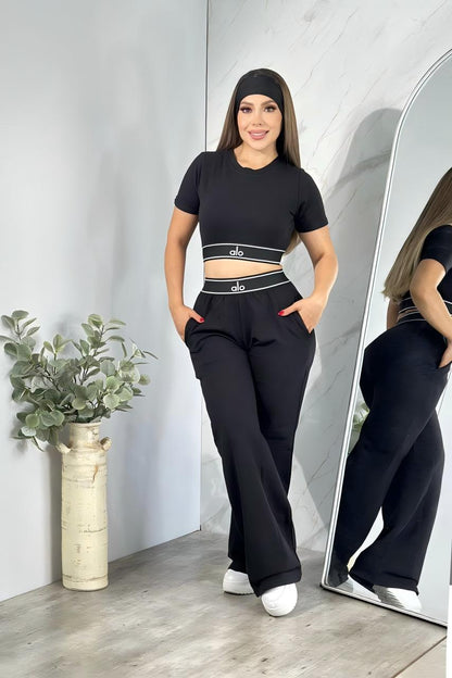 A-Two-piece yoga set（Q6384）