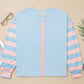 Drop Shoulder Striped Long Sleeve Top