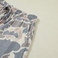 Multicolour Camouflage Loose Tee Drawstring Shorts 2pcs Outfit