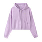 Yoga Full-Zip Cropped Hoodie