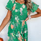 Floral Smocked Tiered Midi Dress