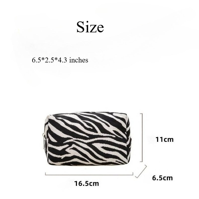 Leopard and Zebra StripesPrint Cosmetic Bag