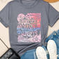 FOREVER CHASING SUNSETS Graphic Summer T Shirt