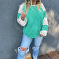 Plus Size Colorblock Sweatshirt