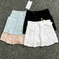 Women's Striped Pleated Tennis Skort