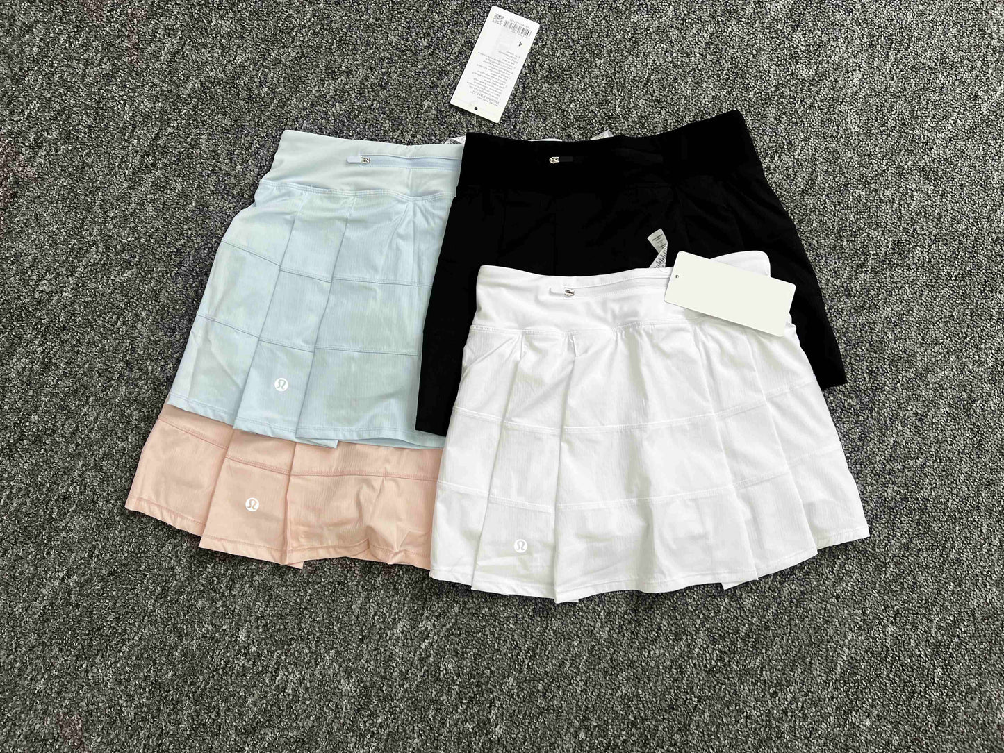 Women's Striped Pleated Tennis Skort