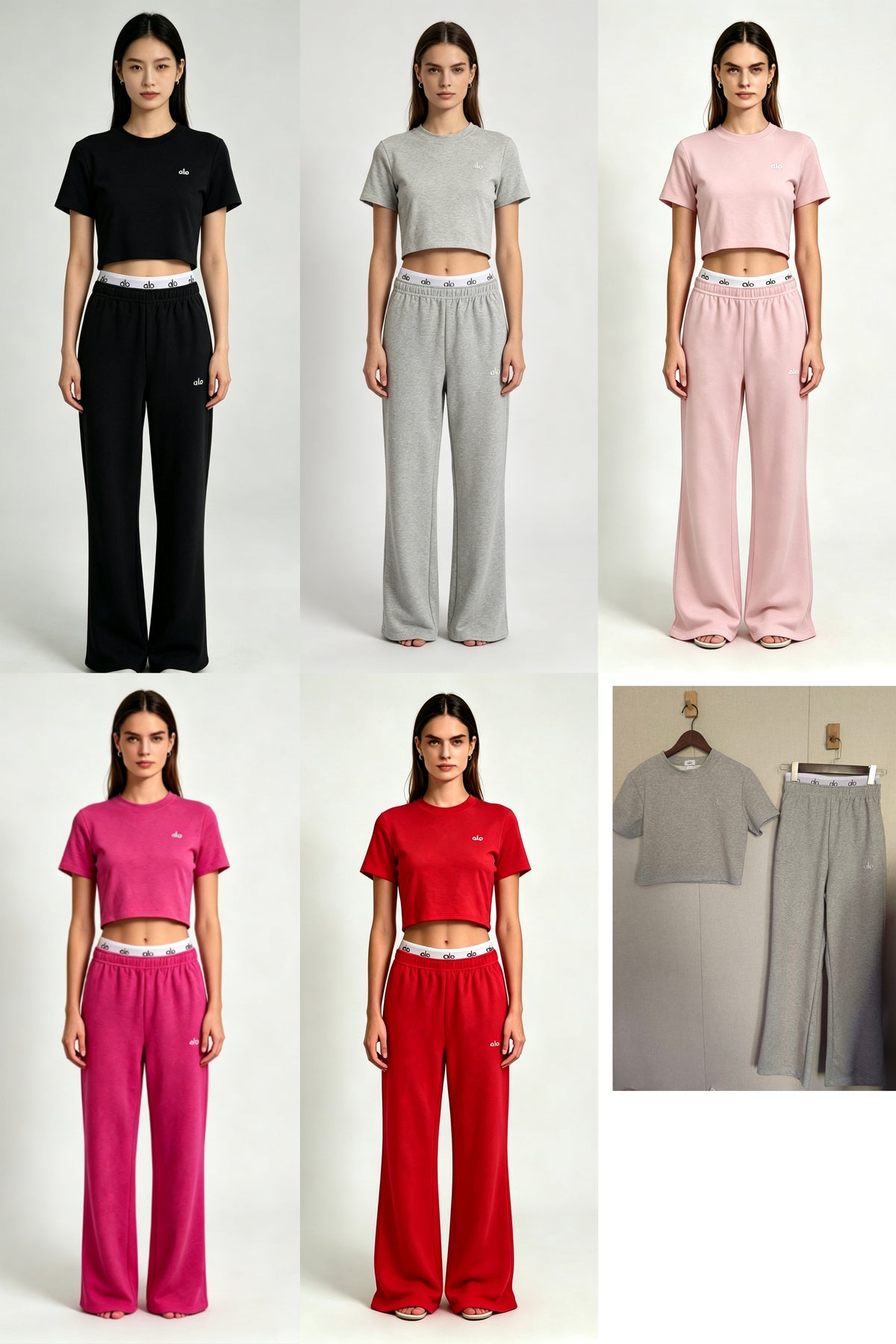 A-Short-sleeve top and long pants set（WYS723）