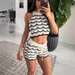Vest + Shorts Leisure Suit