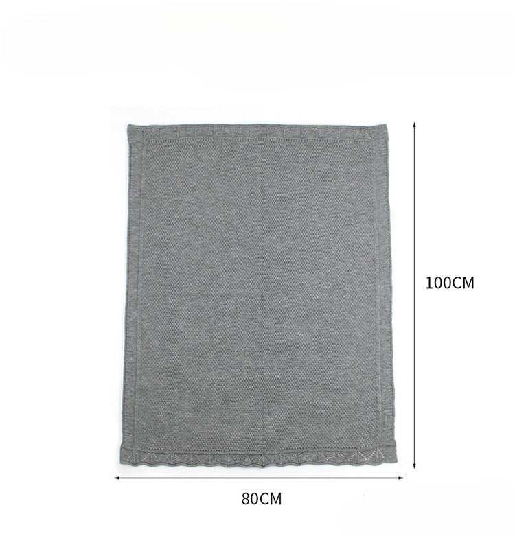 Embroidered Logo Blanket Knitted Swaddle/Wrap for Boys & Girls