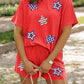 Corded Knit Long Sleeve Top and High Waist Shorts Set