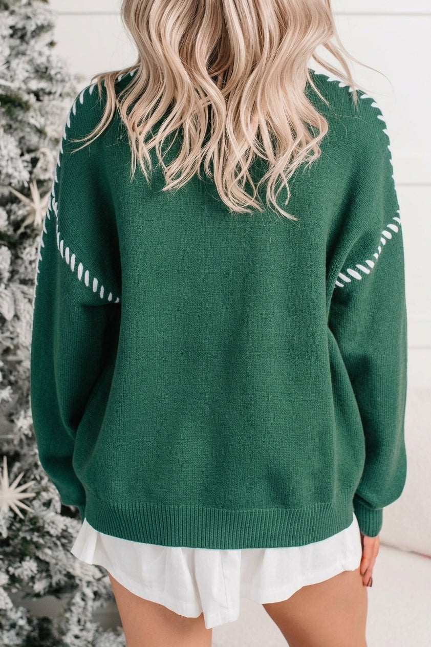 Santa Baby Graphic Christmas Sweater