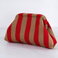 Summer Beach Clutch Purses Woven Crochet Handbags Dumpling Clutch Ruched Cloud Purse