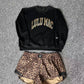 Trendy Leopard Print Two-Piece Lounge Set