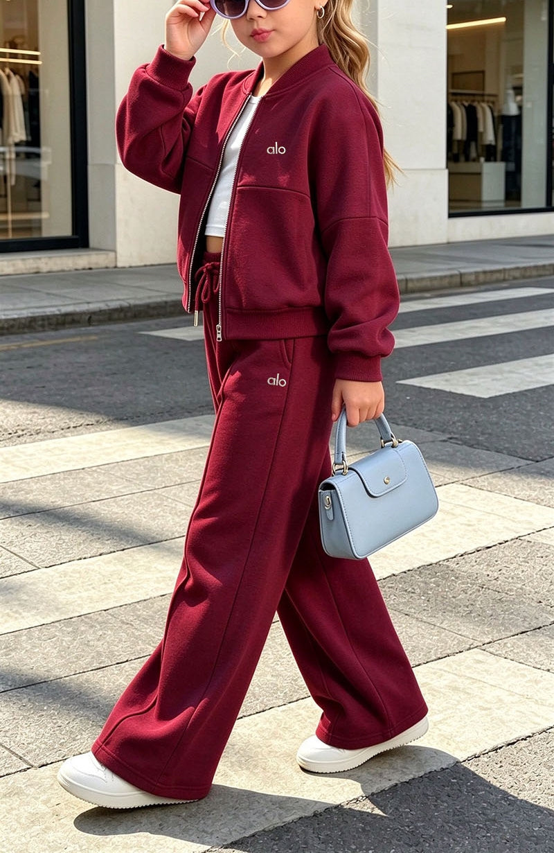 Kid's Zip-Up Jacket & Pants Set