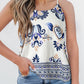 Bohemian Fashion Print Spaghetti Straps Loose Tank