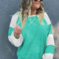 Plus Size Colorblock Sweatshirt