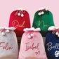 Personalized Velvet Christmas Santa Sacks