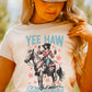 YEE HAW State of mind Cowgirl Graphic Western Fashion Tee