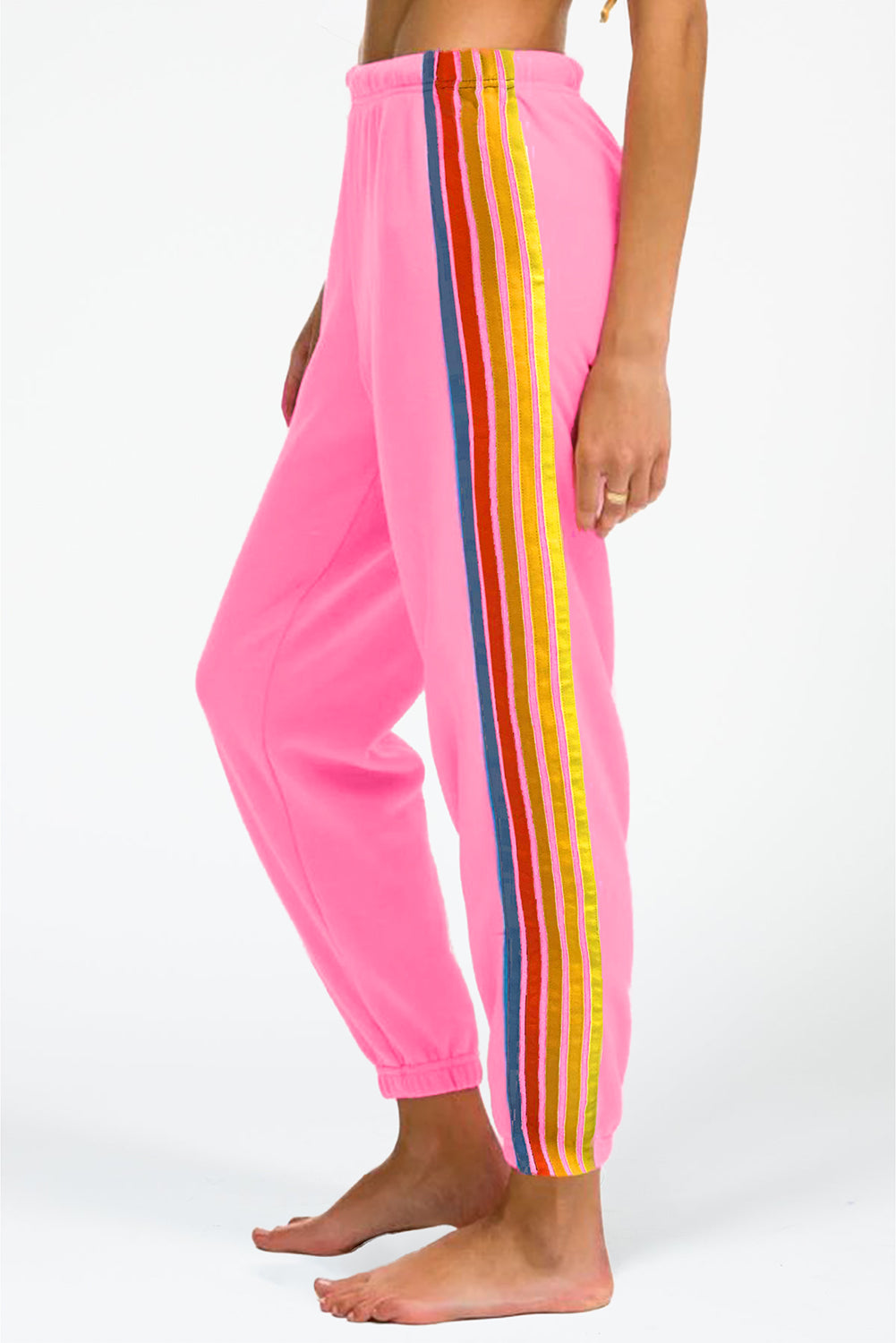 Rainbows Stripes High Waist Sweatpants