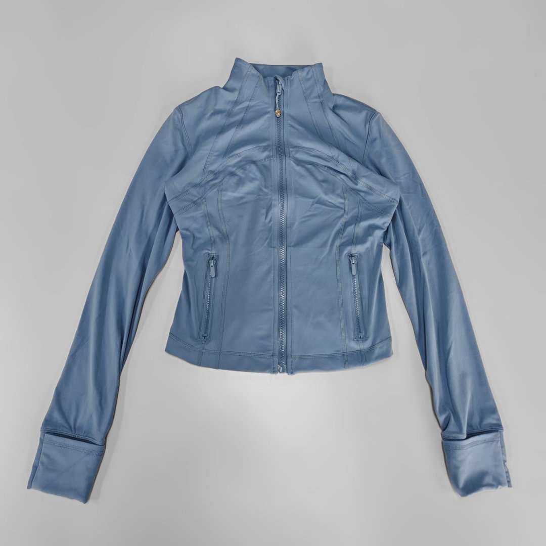 Slim Fit Full-Zip Athletic Yoga Jacket