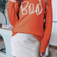 Halloween Boo Soft Knitted Sweater