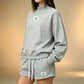 High-neck Top and Shorts Set