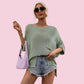 Women's Loose Open Knit Sweater Top