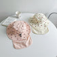 Children's Sun Protection Bucket Hat with Wide Brim and Neck Flap