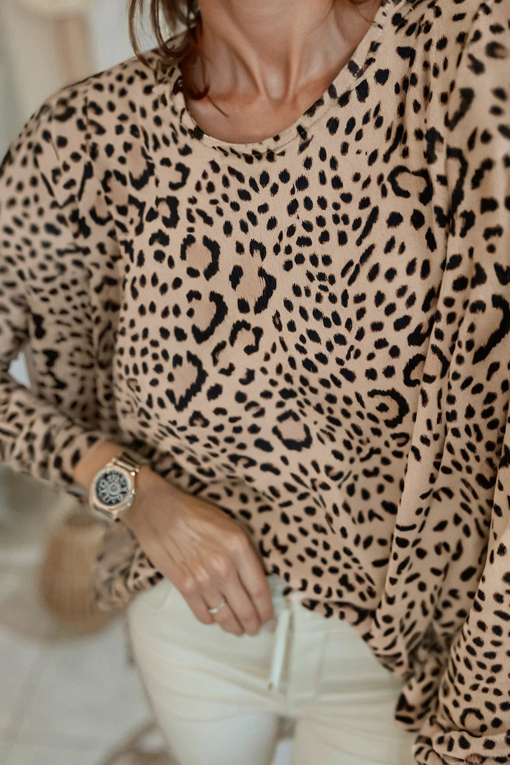 Long Batwing Sleeve Loose Top