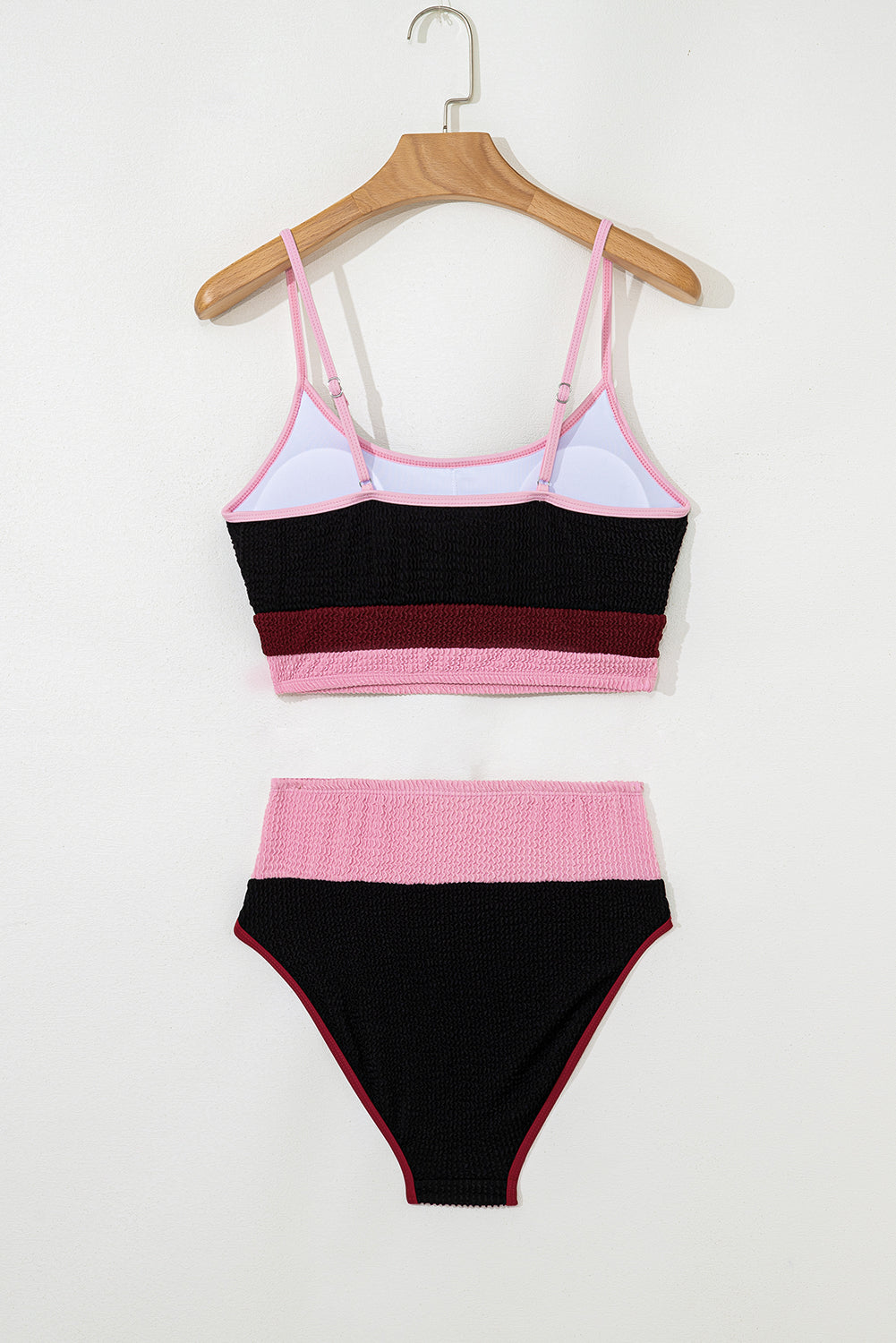 Color Block High Waisted Sexy Bikini Set