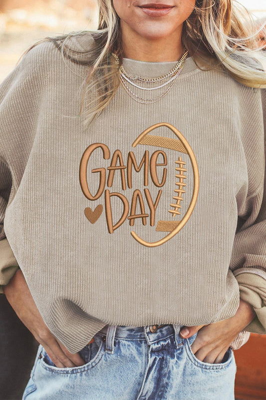 Rugby Embroidered Baggy Sweatshirt