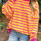 Stripe Trimmed Sweater