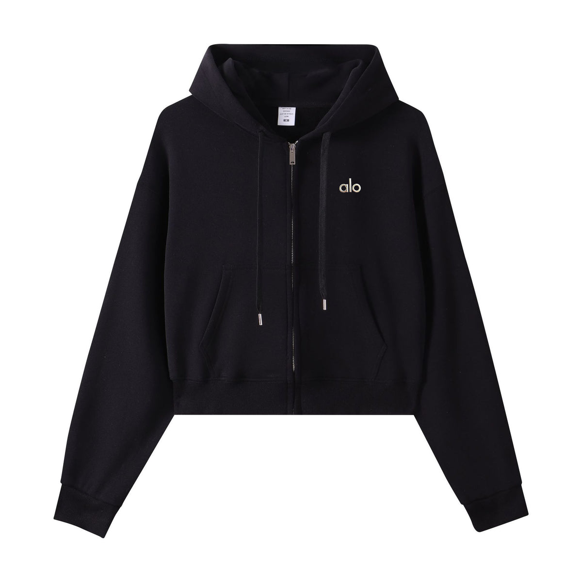 Yoga Full-Zip Cropped Hoodie
