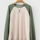 Block Raglan Sleeve Top