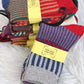 5 Pairs Modern Geometric Pattern Socks Set (JG037 )