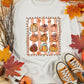 Fall Bow Pumpkin PNG Sublimation Graphic Sweatshirt