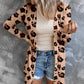 Leopard Printed Open Front Cardigan