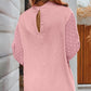 Swiss Dot Balloon Sleeve Blouse