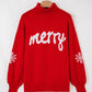 Merry Snowflake Pattern Christmas Turtleneck Sweater