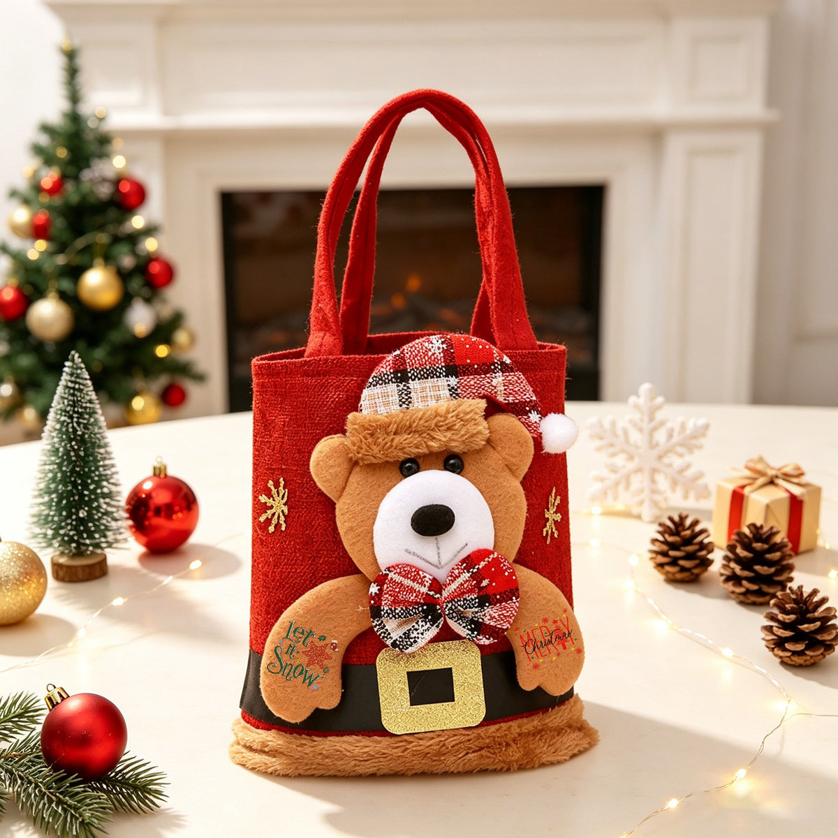 Custom Christmas Gift Tote Bags