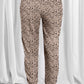 Leopard Elastic Waist Casual Joggers