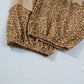 Khaki Plus Size Leopard Print Western Star Patched Jogger Pants