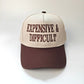 Expensive Difficult Embroidered Truck Hat