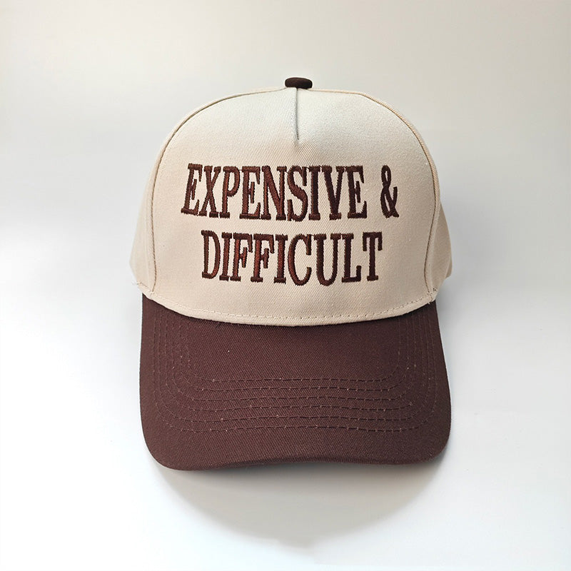 Expensive Difficult Embroidered Truck Hat