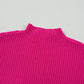 Pocket Ribbed Knit Sweater